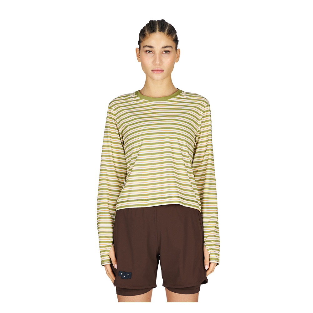 UNNA - Women's Striped Long Sleeve T-Shirt