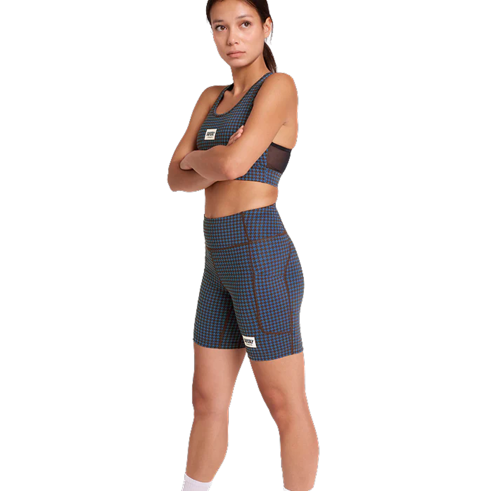 SAYSKY - Women's Houndstooth Combat+ 7" Short Tights