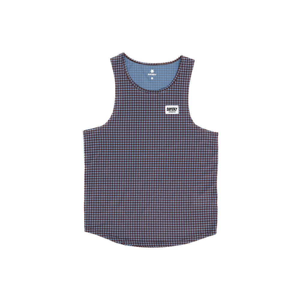 SAYSKY - Men's Houndstooth Combat Singlet