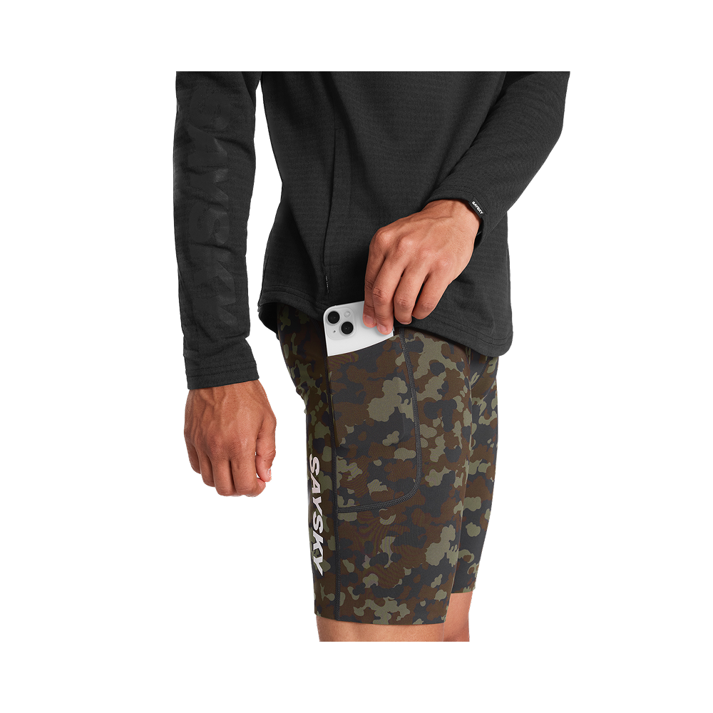 SAYSKY - Men's Camo Combat+ 9" Half Tights