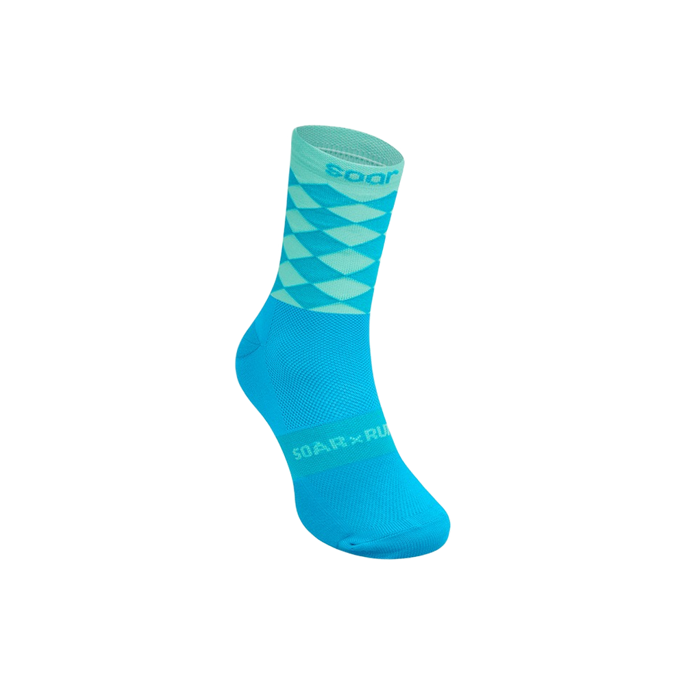 Soar Running - Diamond Crew Sock