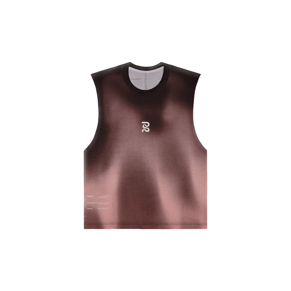 Bandit - Women's Micromesh™ Run Tank - Flow State Mahogany Multi