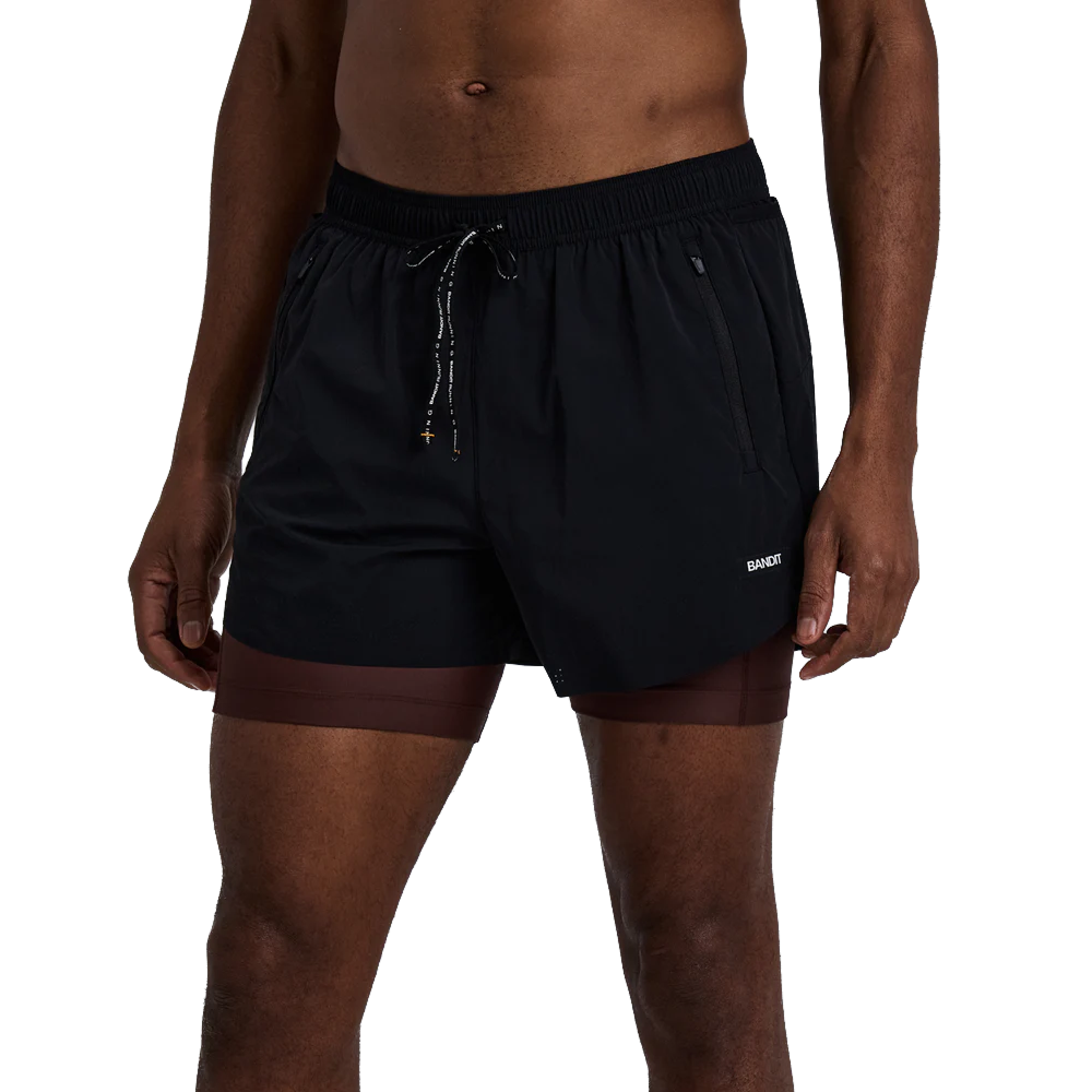 Bandit - Men's Vento™ Next Gen 2-In-1 Run Short - Black