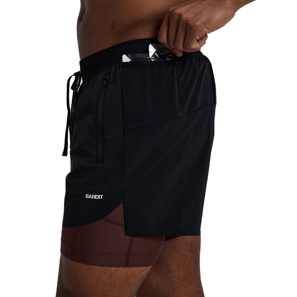Bandit - Men's Vento™ Next Gen 2-In-1 Run Short - Black