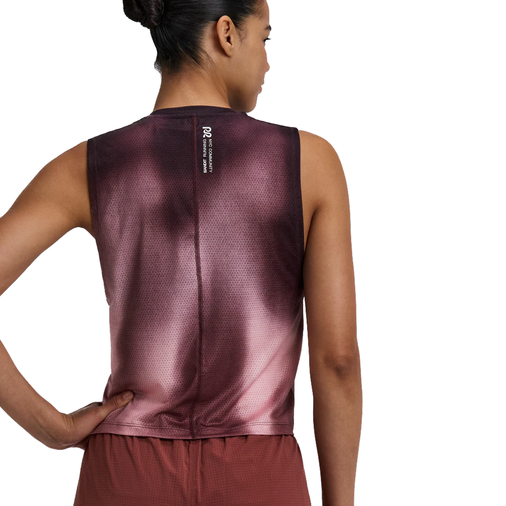 Bandit - Women's Micromesh™ Run Tank - Flow State Mahogany Multi