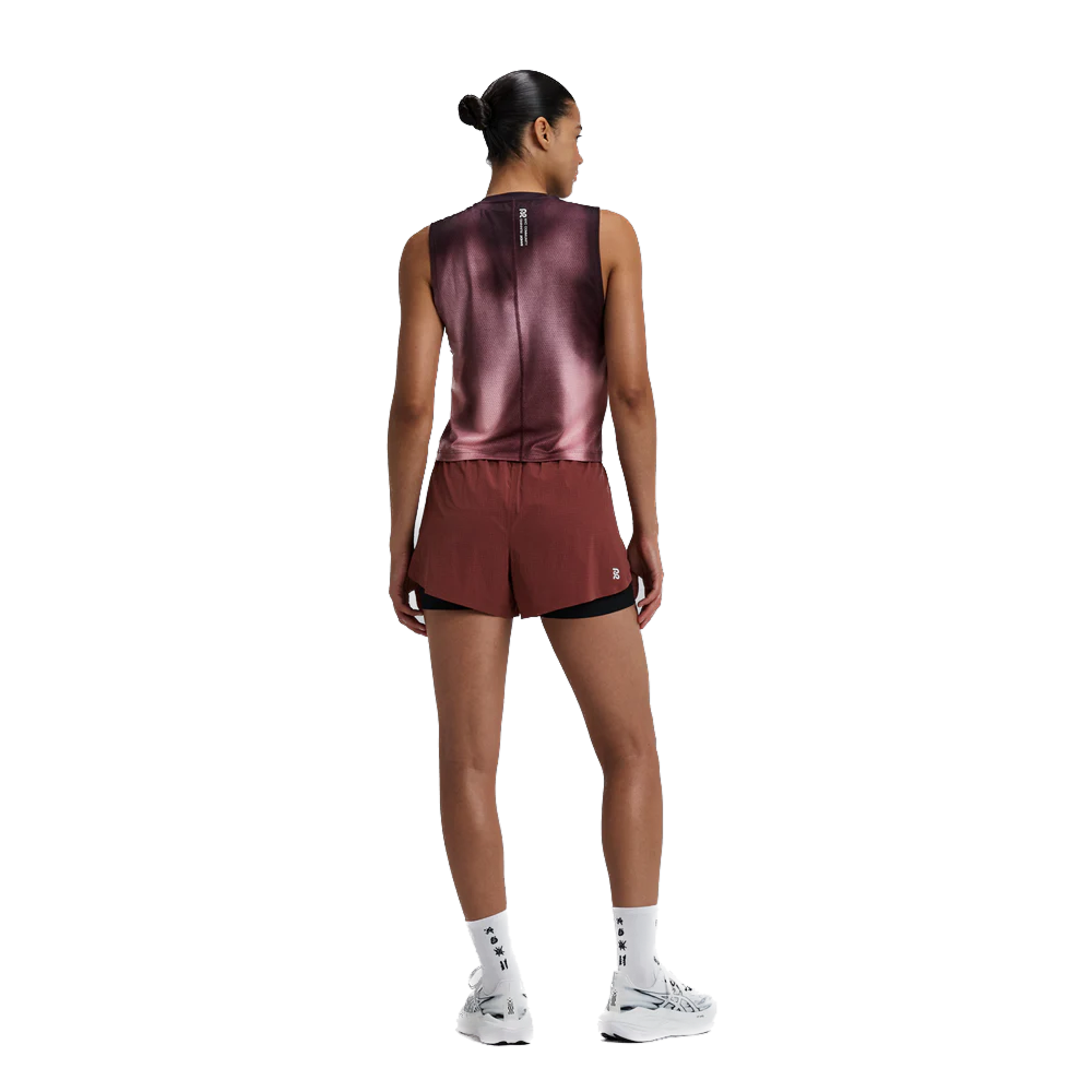 Bandit - Women's Micromesh™ Run Tank - Flow State Mahogany Multi