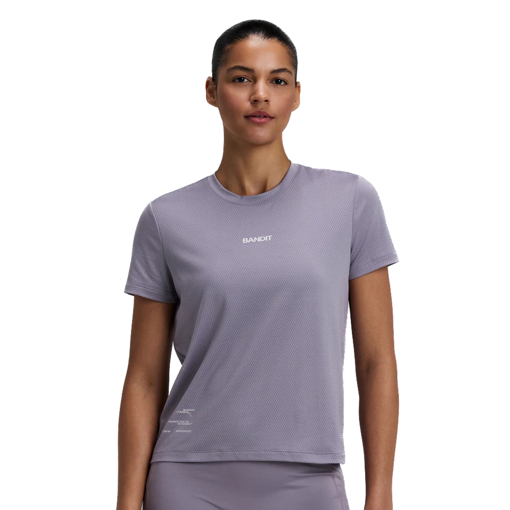 Bandit - Women's Micromesh™ Run Tee - Violet Fog