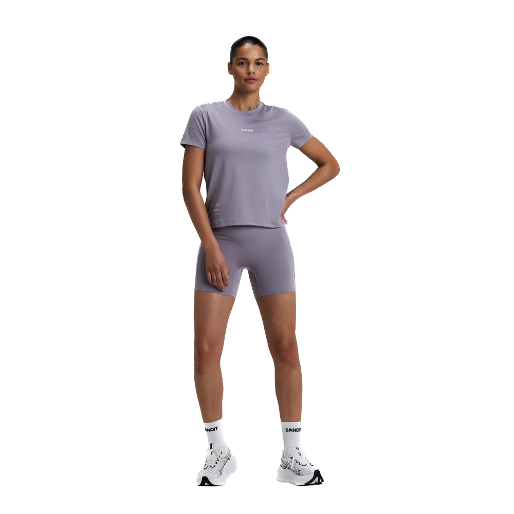 Bandit - Women's Micromesh™ Run Tee - Violet Fog