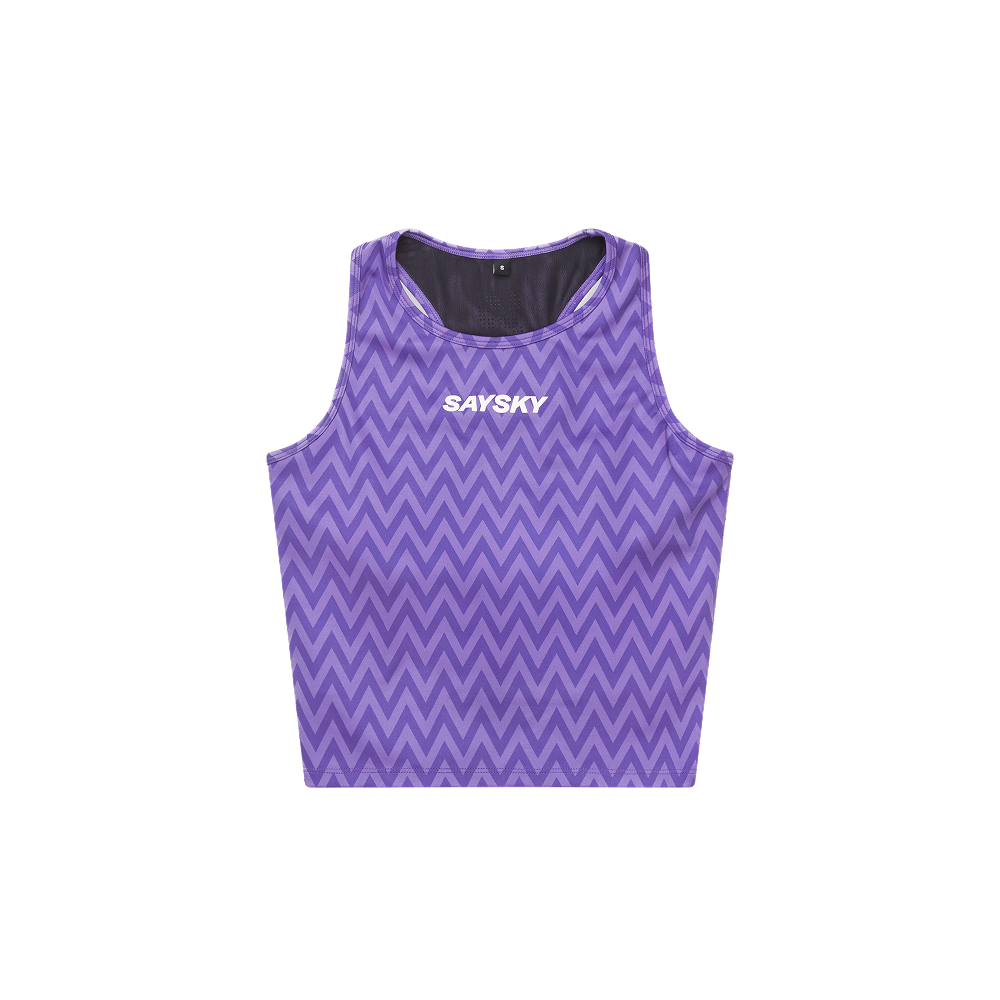 SAYSKY - Women's Zig Zag Combat Crop Top