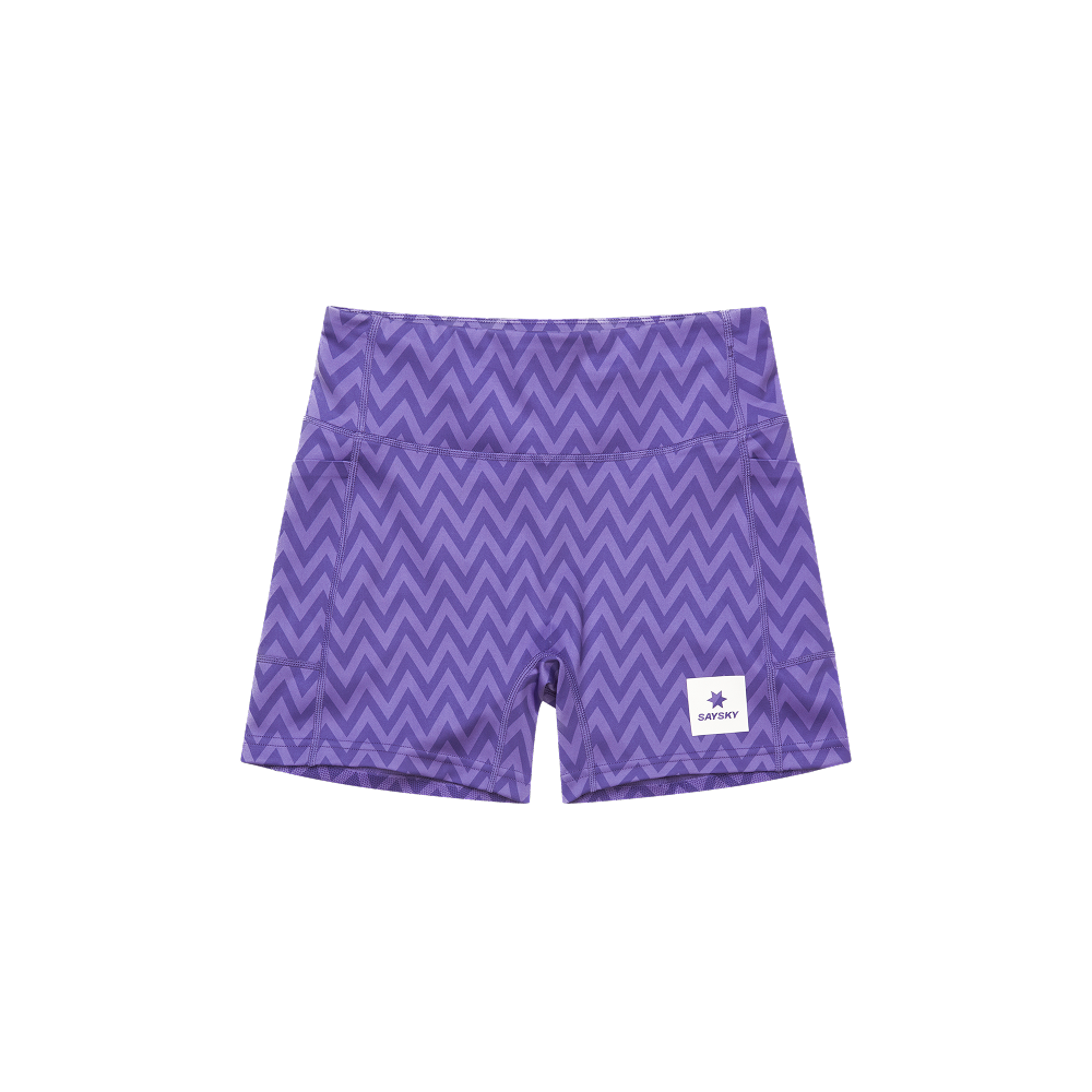 SAYSKY - Women's Zig Zag Combat+ Short Tights 4"