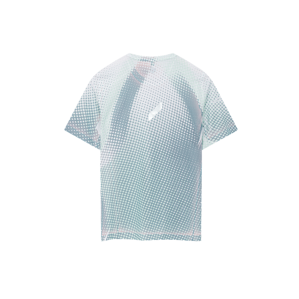 Soar - Women's Printed Tech T (Grey/Sage Dots)