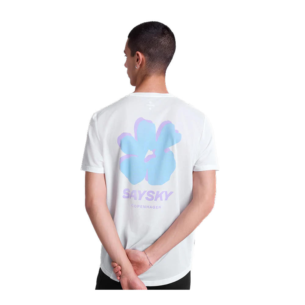 SAYSKY - Men's Flower Combat T-Shirt (White)
