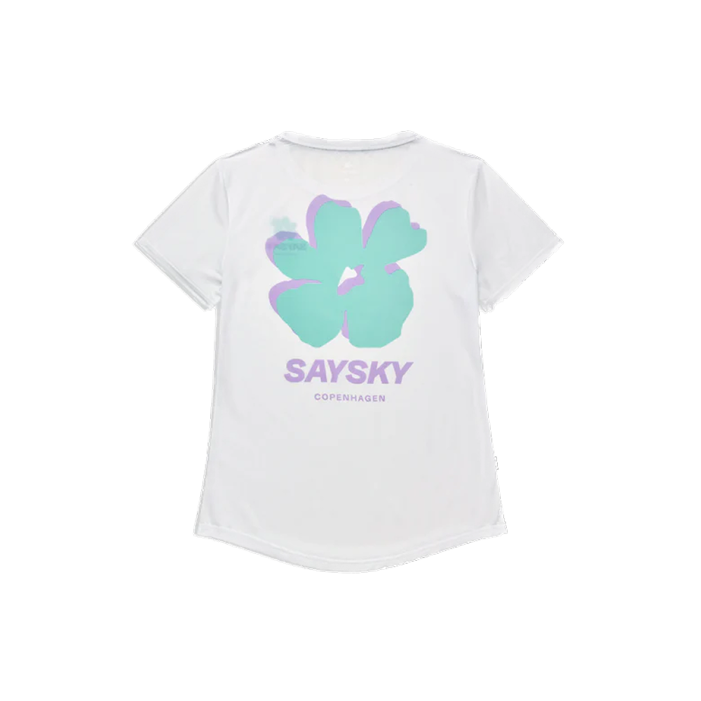 SAYSKY - Women's Flower Combat T-Shirt (White)