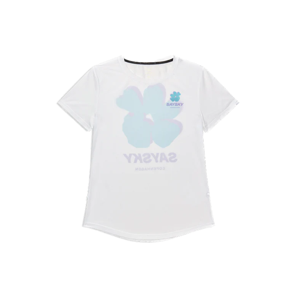 SAYSKY - Women's Flower Combat T-Shirt (White)
