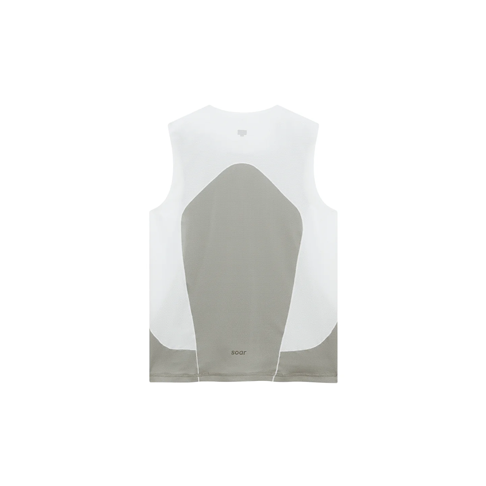 Soar - Men’s Singlet (White/Silver Grey)