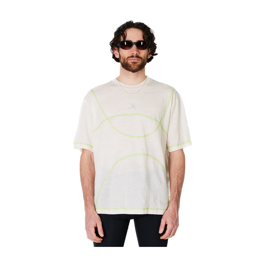 TIEMPOS - Merino Wool Spotted T-Shirt