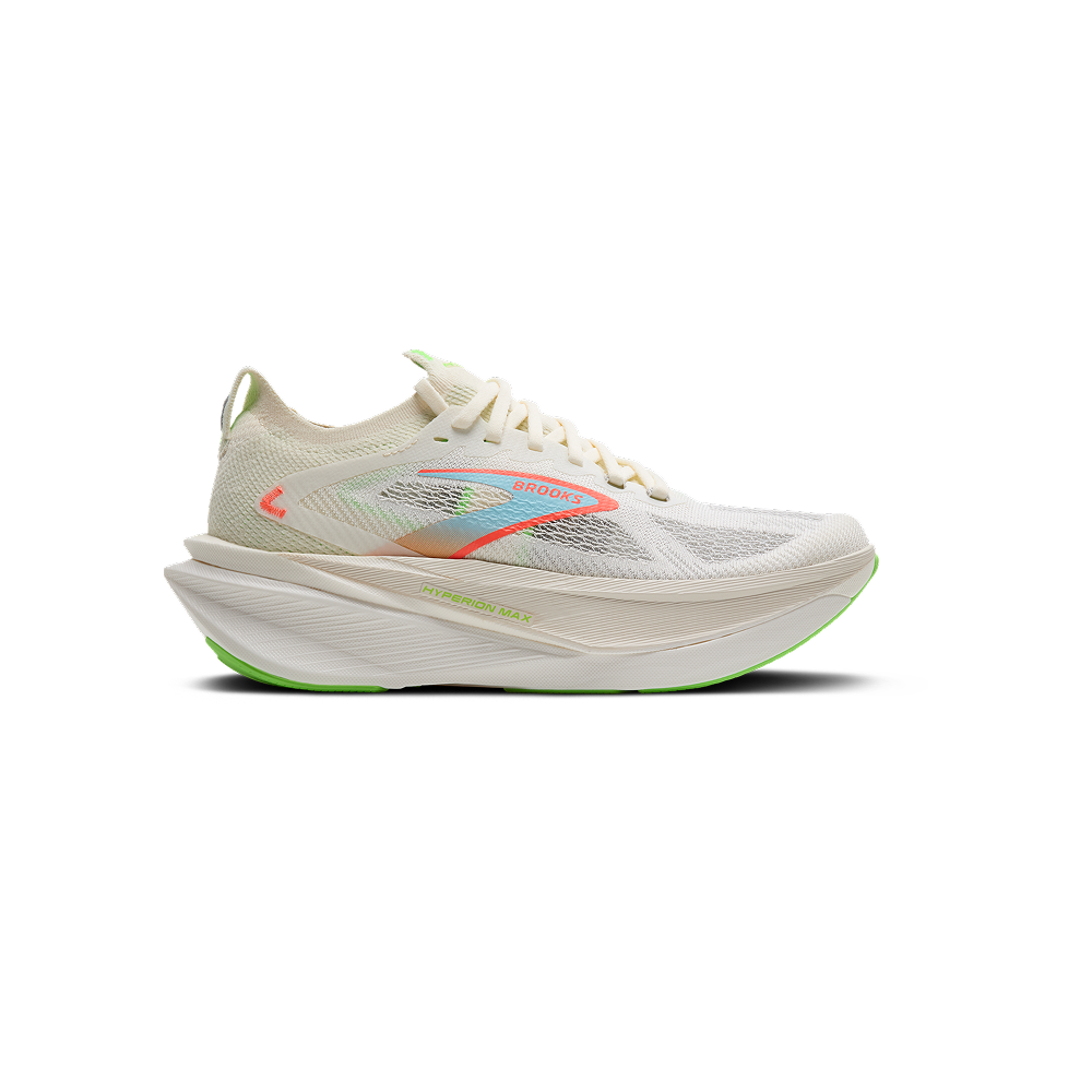 Brooks - Women's Hyperion Max 3 - Coconut/Green Gecko/Pink Clay