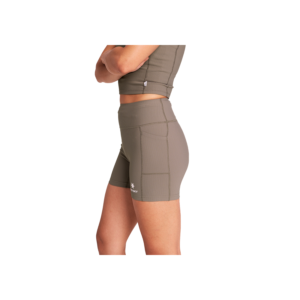 SAYSKY - Women's Combat Rib Short Tights 4"