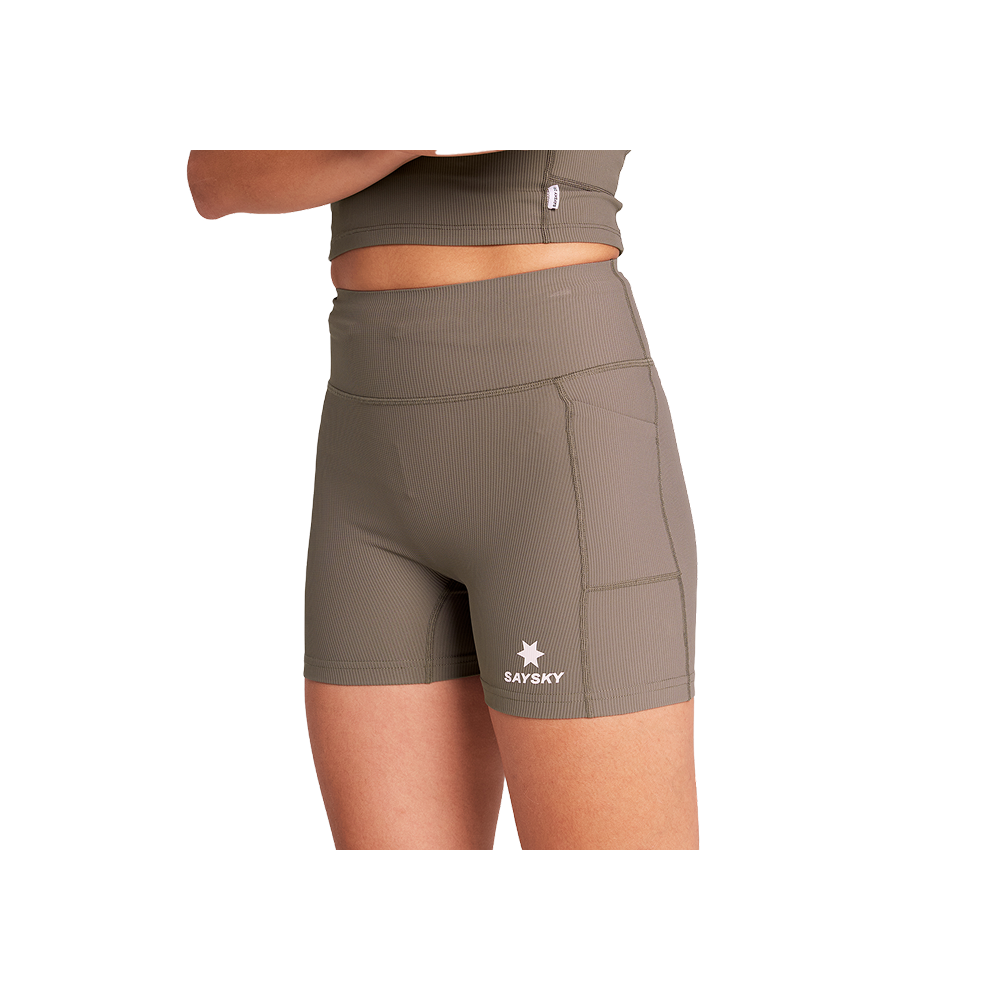 SAYSKY - Women's Combat Rib Short Tights 4"