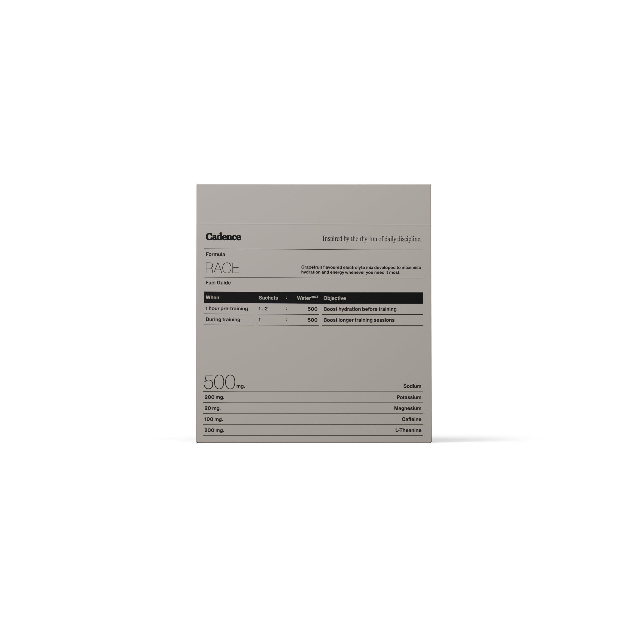 Cadence - Race 500 - Electrolyte Sachets (30 pack)