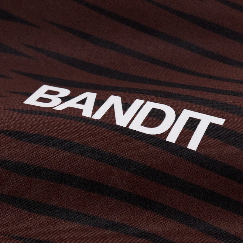 Bandit - Women's Stamina™ Race Crop - Organic Stripe Cacao